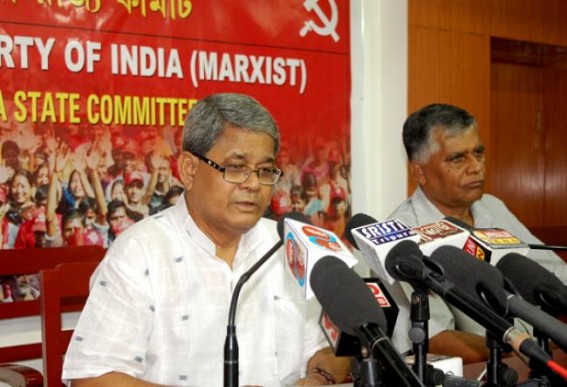 CPI-M State Committee meeting : â€œUrban body election will be held in scheduled timeâ€, says Bijan Dhar, criticizes BJP, RSS, IPFT  